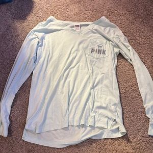 PINK Oversized Sequined Long Sleeve